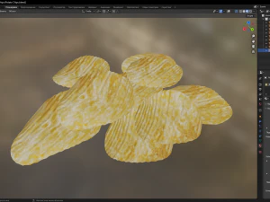 Potato Chips 3D Model