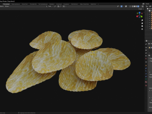 Potato Chips 3D Model