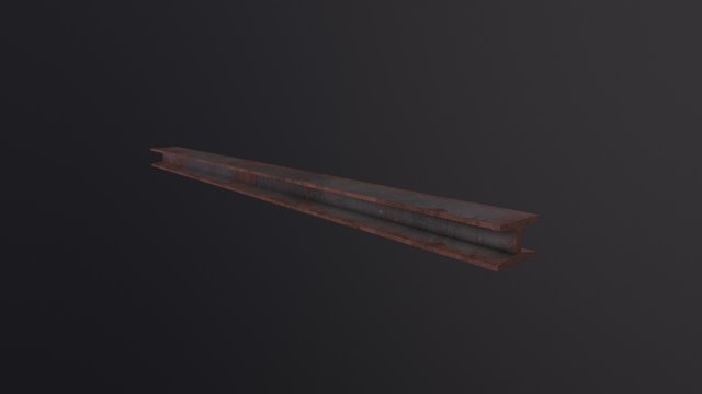 Iron Beam construction 3D मॉडल .c4d .max .obj .3ds .fbx .stl .blend 