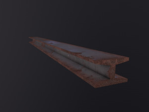 Iron Beam construction 3D मॉडल