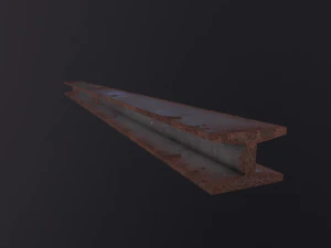 Строительство железной балки 3D Модель