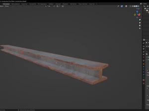 Строительство железной балки 3D Модель