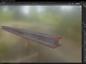 Строительство железной балки 3D Модель