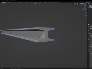 Строительство железной балки 3D Модель