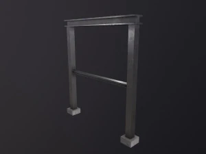 Construction steel beam 3D Model