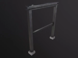 Construction steel beam 3D Model