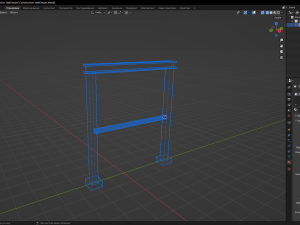 Construction steel beam 3D Model