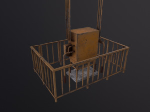 Gas distribution station 3D 模型