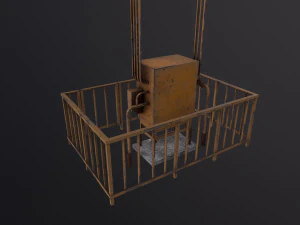 Poste de distribution de gaz Modèle 3D