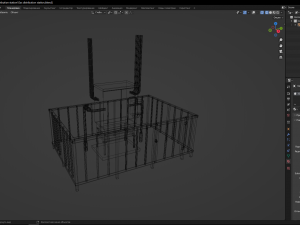 Gas distribution station 3D 模型