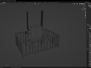 Gas distribution station 3D 模型