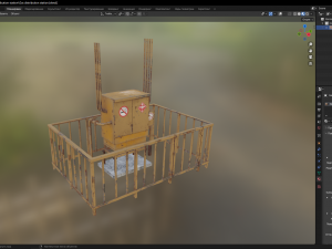 Gas distribution station 3D 模型