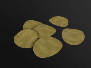 Potato Chips Modèle 3D