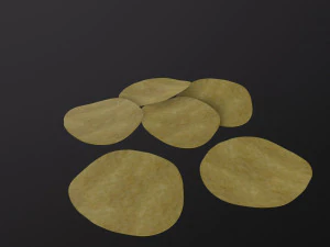 Potato Chips 3D Model