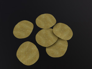 Potato Chips Modèle 3D