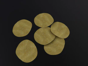 Potato Chips 3D Model