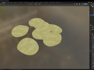 Potato Chips 3D Model