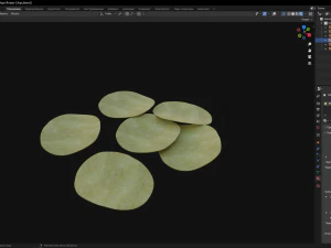 Potato Chips 3D Model