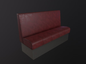 Old Sofa 3D Model