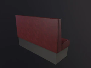 古いソファ 3Dモデル