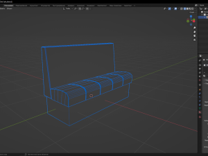 Old Sofa 3D मॉडल