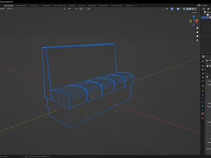 古いソファ 3Dモデル