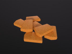 Chicken nuggets Modello 3D