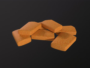 Chicken nuggets Modello 3D