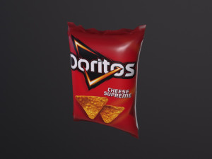 Chips Packaging Doritos Model 3D