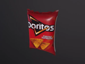 Chips Packaging Doritos 3D Model