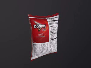Chips Packaging Doritos 3D Model