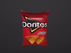 Chips Packaging Doritos 3D Model