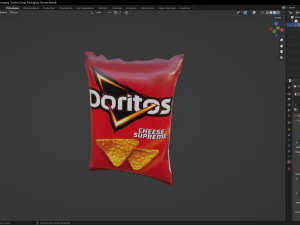 Chips Packaging Doritos 3D Model