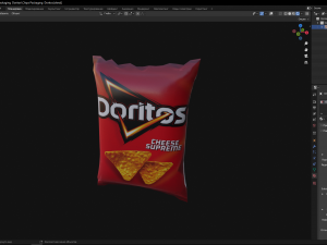 Chips Packaging Doritos Model 3D