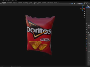 Chips Packaging Doritos 3D Model