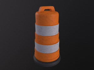Construction Barrel 3D 모델