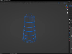 Construction Barrel 3D Model