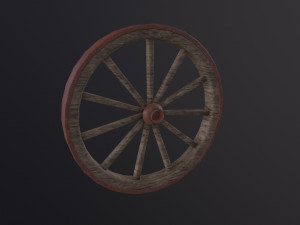 Wagon Wheel Model 3D