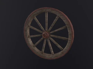 Wagon Wheel 3D Model