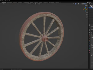 Wagon Wheel 3D Model