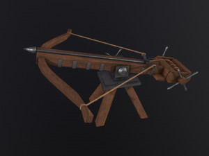 Medieval Ballista 3D 모델