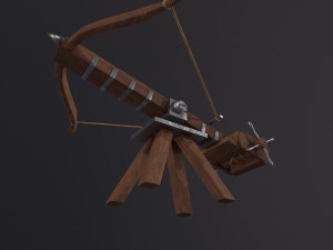 Medieval Ballista 3D 모델