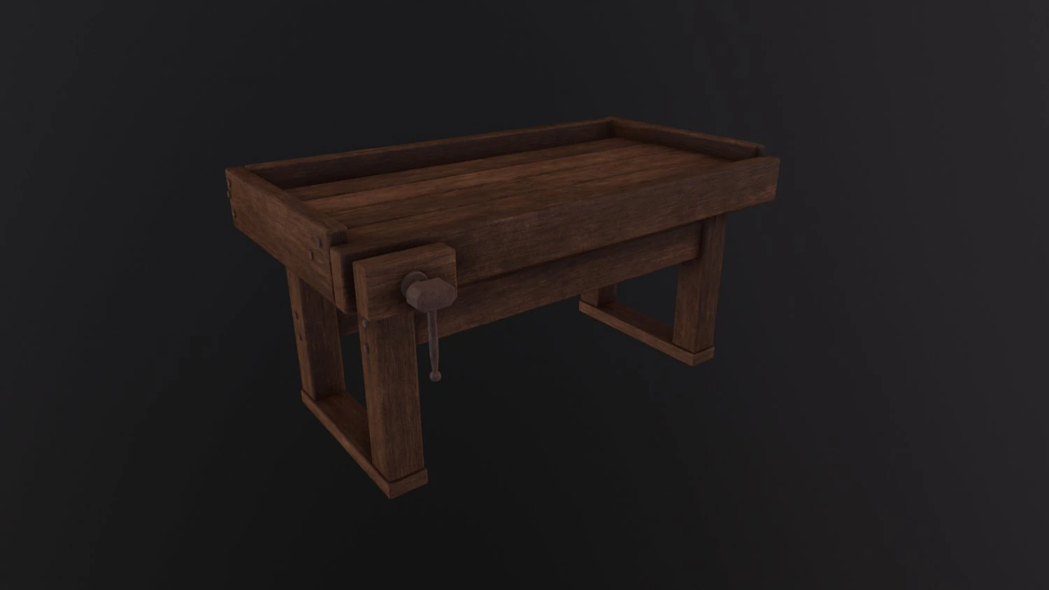 WorkBench 3D Model .c4d .max .obj .3ds .fbx .stl .blend 