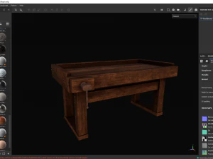 WorkBench 3D Model
