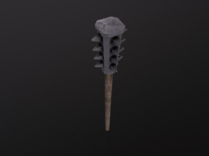 Wood Mace 3D 모델