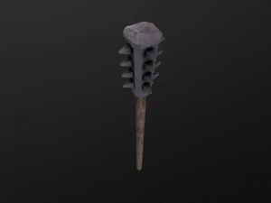 나무 메이스 3D 모델