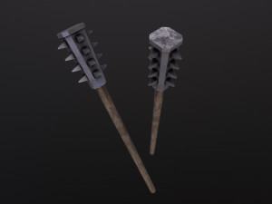 Wood Mace 3Dモデル