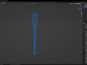 Wood Mace 3Dモデル