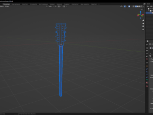 Wood Mace 3Dモデル