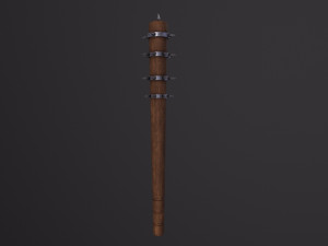 Spiked Club 3D Model